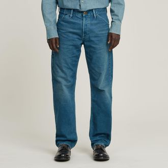 G-Star Dakota Logger Regular Straight Jeans - Midden blauw - Heren