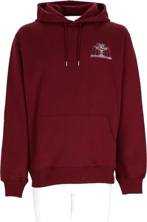 Dr&ocirc;le de Monsieur Bordeaux Graphic Printed Cotton Sweatshirt