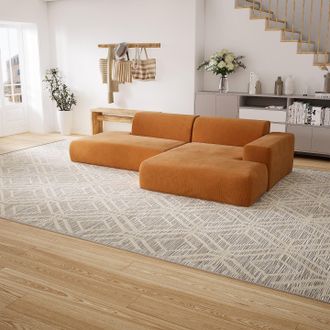 MYCS Ecksofa Senfgelb - Flexible Designer-Polsterecke, L-Form: Beste Qualität, einzigartiges Design - 296 x 72 x 168 cm, konfigurierbar