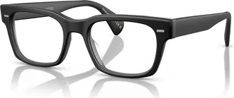 Oliver Peoples 51mm Square optical glasses in Black at Nordstrom