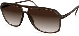 Silhouette 4080/75 6130 Mens Sunglasses Brown Size 60