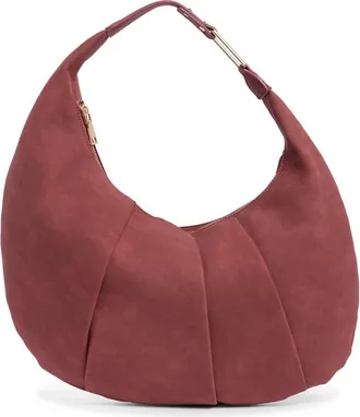Urban Expression Faux Suede Hobo Bag in Rust at Nordstrom Rack