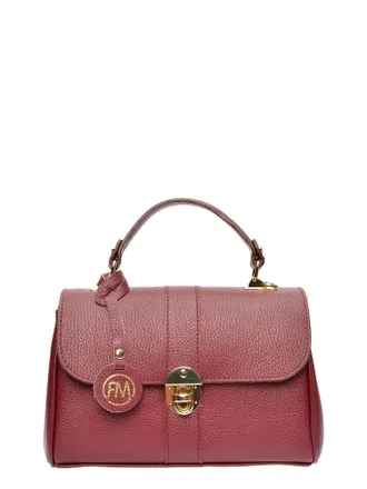 Roberta M Bourgondi&euml; Rundleer Tas