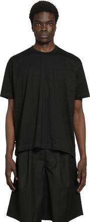 Comme Des Gar&ccedil;ons Logo Cotton Jersey T-Shirt