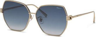 Chopard SCHL28M 08FE Womens Sunglasses Brown Size 59