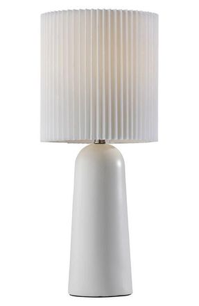 Adesso Callie Table Lamp in White Ceramic at Nordstrom