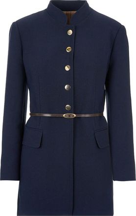 H2O Jassen, Dames, Blauw, S, Polyester, Belted Coat