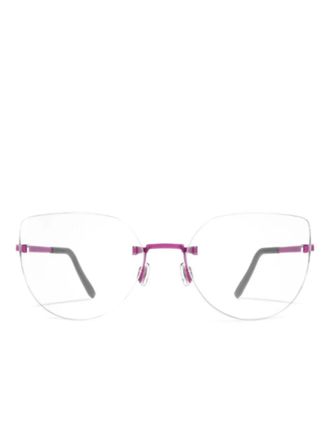 Blackfin Aero A-N bril met randloos montuur - Roze