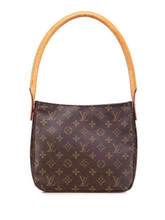 Louis Vuitton 2001 Monogram Looping MM shoulder bag - women - Leather/Canvas - One Size - Brown