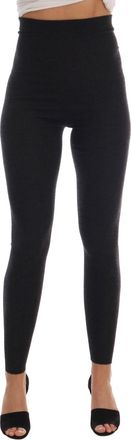 Dolce & Gabbana Gray Cashmere Ribbed Stretch Womens Tights