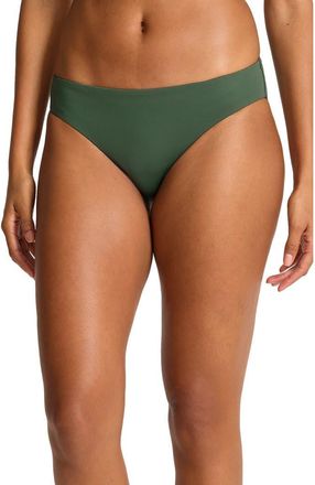 Tommy Bahama Palm Hipster Bikini Bottoms in Dark Tea Leaf at Nordstrom, Size X-Small