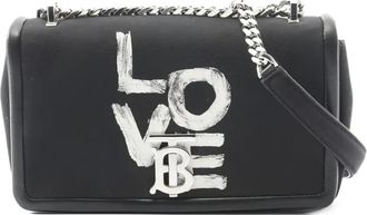 Burberry Canvas schoudertas - Zwart