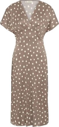 Inwear Midi Jurk - Dames - Casual kleedjes - Bruin - 2XL - Kleedjes