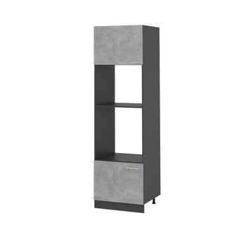 Vicco Armario Para Microondas R-line, Hormig&oacute;n, 60 Cm, Vicco