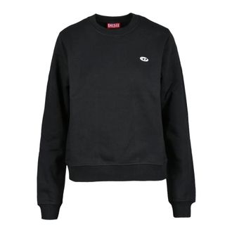 Diesel Hoodies & sweatvesten, Dames, Zwart, S, Katoen, Sweatshirt