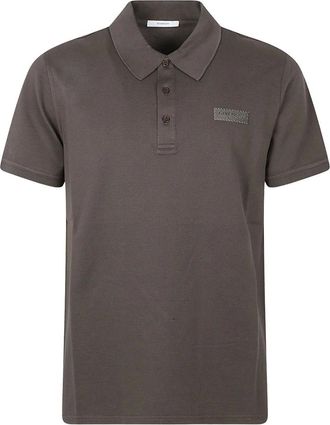 Givenchy Polo de algod&oacute;n con detalle de grosgrain - Tops - Hombre - Marr&oacute;n - XL