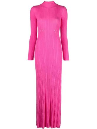Jacquemus Geplooide maxi-jurk - Roze