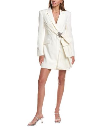 Cinq &agrave; Sept Taffeta Bow Cheyenne Blazer Dress