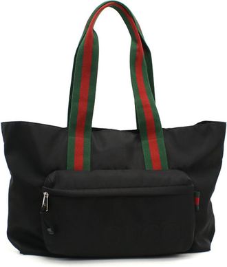 Gucci Black Nylon Tote Bag (Pre-Owned)