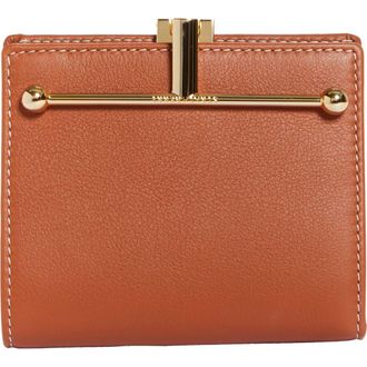 財布・小物その他 Chloe Alphabet Wallet With Flap Brown Chloé Alphabet Wallet In Grained Leather | Chloé US