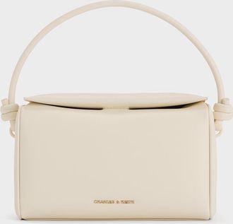Charles & Keith Sammie Knotted-Handle Boxy Bag
