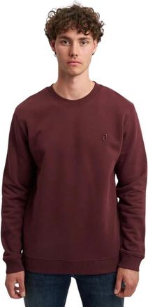 Dondup Regular-fit Sweatshirt met Ronde Hals - Heren - Sweatshirts - Bruin - M - Katoen - Hoodies & sweatvesten