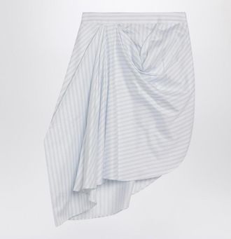 J.W.Anderson Striped Draped Asymmetric Skirt
