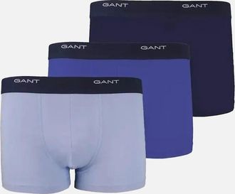 GANT Mens GANT 3-Pack Core Boxer Trunks, College Blue - Size: 32/30/31