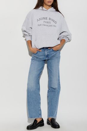 Anine Bing Harvey Sweatshirt, Womens, Grey