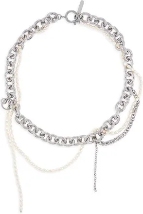 Justine Clenquet Salem Choker Necklace in Palladium at Nordstrom