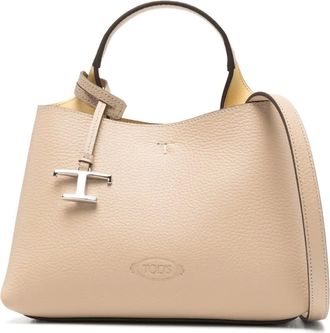 Tod's Borsa tote con ciondolo micro - Toni neutri