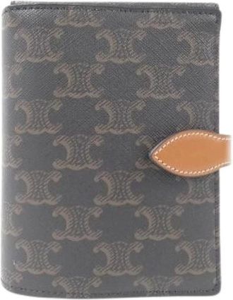 Celine Pre-owned Bags, female, Brown, Size: ONE SIZE Pre-owned Trionf Canvas Pouch