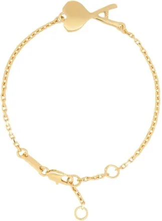 Ami Bracelets, unisex, Yellow, Size: ONE SIZE Thin Hammered Ami De Coeur Bracelet