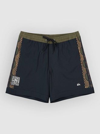 Quiksilver Surfsilk Nomad Volley 17 Boardshorts zwart