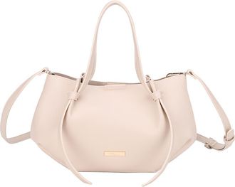 Mali + Lili Mini Lou Lou Vegan Leather Tote in Beige at Nordstrom