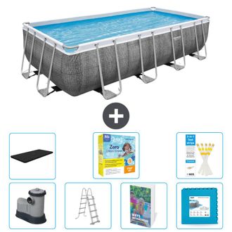 Bestway Piscina Bestway Power Steel Rectangular - 549x274x122 Cm - 8-piezas S566
