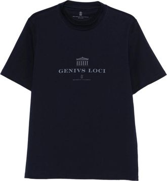 Brunello Cucinelli Graphic Cotton T-Shirt