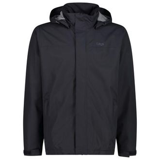 F.lli Campagnolo Jacket Snaps Hood Regenjacke f&uuml;r Herren | schwarz/grau