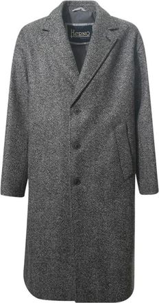 Herno Hombre, Abrigos, Gris, Talla: L