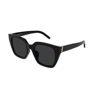 Saint Laurent Zonnebril - unisex - Accessoires - Zwart - Maat: 51 MM