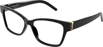 Saint Laurent Mode Brillen Monturen voor Vrouwen - unisex - Brillen - Zwart - 54 MM - Accessoires
