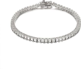 Seol + Gold Womens Sterling Silver CZ Tennis Bracelet - One Size