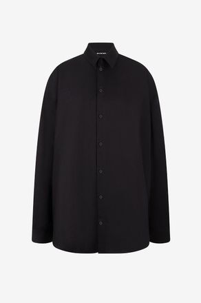 Balenciaga Hemdkleid aus Popeline Suspended