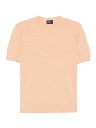 Drumohr Short sleeve crew-neck sweater