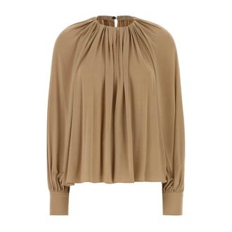 Ferragamo Blouses, female, Beige, Size: M 13H573788185 Blouse