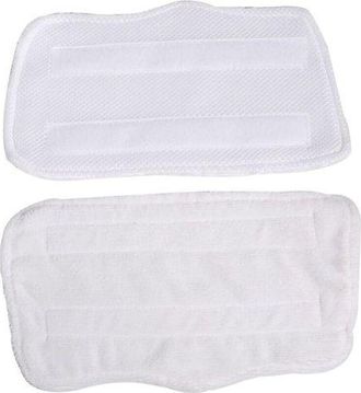 OEM Fundas De Repuesto De Microfibra De 8 Piezas Para Limpiador A Vapor, Blancas, Lavables Y Reutilizables Para Suelos Duros