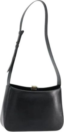 Ferragamo Pre-owned Leren Schoudertas - Dames - Vintage Schoudertas - Zwart - ONE Size - Leer - Vintage