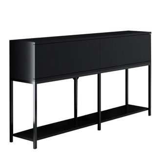 Calicosy Consola 2 puertas abatibles l150 cm - Negro