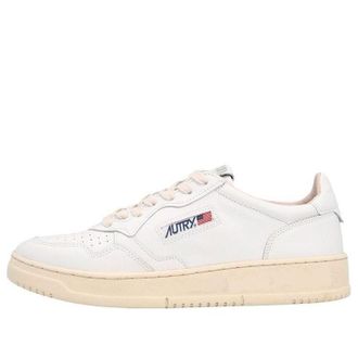 Autry Medalist Leather Trainers White AULM-LD06
