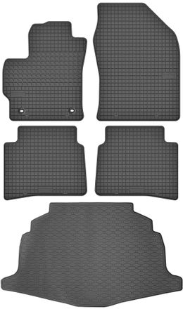 OEM Toyota Corolla Xii E210 Hatchback A Partir De 2019 Set - Alfombrillas De Goma Para Coche + Alfombrilla Para Maletero